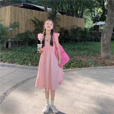 Sweet pink halter dress women's summer 2022 new gentle wind French first love little Japanese skirt