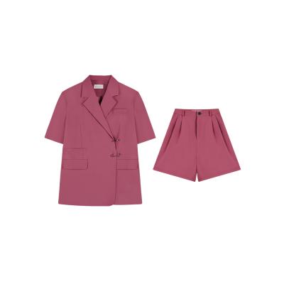 Suit shorts set fried street fashion two piece set summer